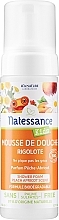 Bio-Duschschaum - Natessance Peach & Apricot Kids Shower Foam — Bild N1