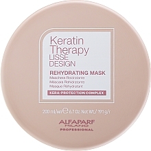 Düfte, Parfümerie und Kosmetik Feuchtigkeitsspendende Haarmaske mit Keratin - Alfaparf Lisse Design Keratin Therapy Rehydrating Mask