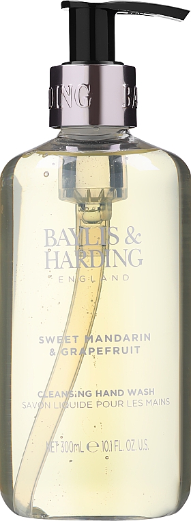 Handpflegeset - Baylis & Harding Sweet Mandarin & Grapefruit (Flüssige Handseife 300ml + Handcreme 130ml + Handlotion 100ml) — Bild N4