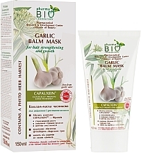 Düfte, Parfümerie und Kosmetik Stärkende Balsam-Maske für das Haar mit Knoblauch - Pharma Bio Laboratory
