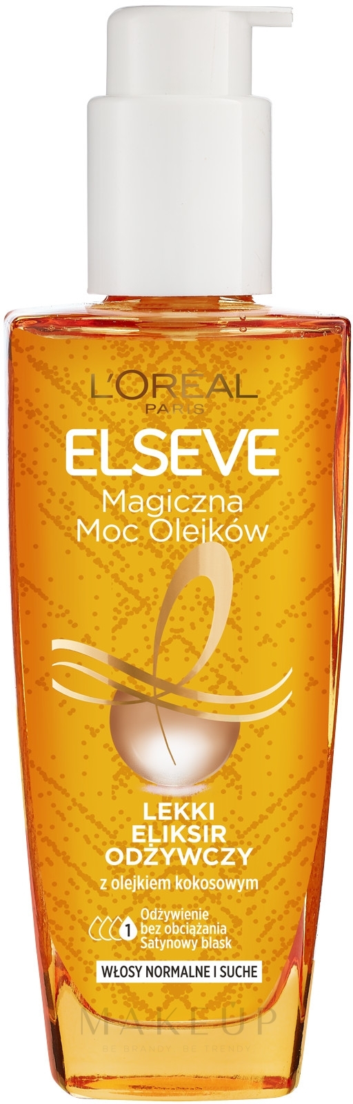 Haaröl mit Kokosnuss - LOreal Elseve Magical Power Of Oils Coconut Hair Oil — Bild 100 ml