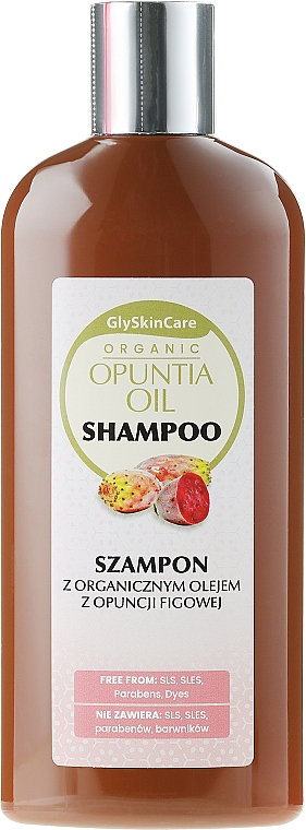 Shampoo mit Bio Kaktusfeigenöl - GlySkinCare Organic Opuntia Oil Shampoo — Bild N1