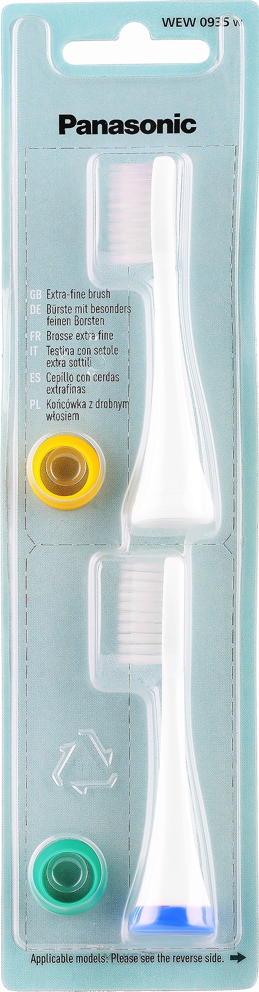 Zahnbürstenkopf für elektrische Zahnbürste 2 St. WEW0935W830 - Panasonic  — Bild 2 St.