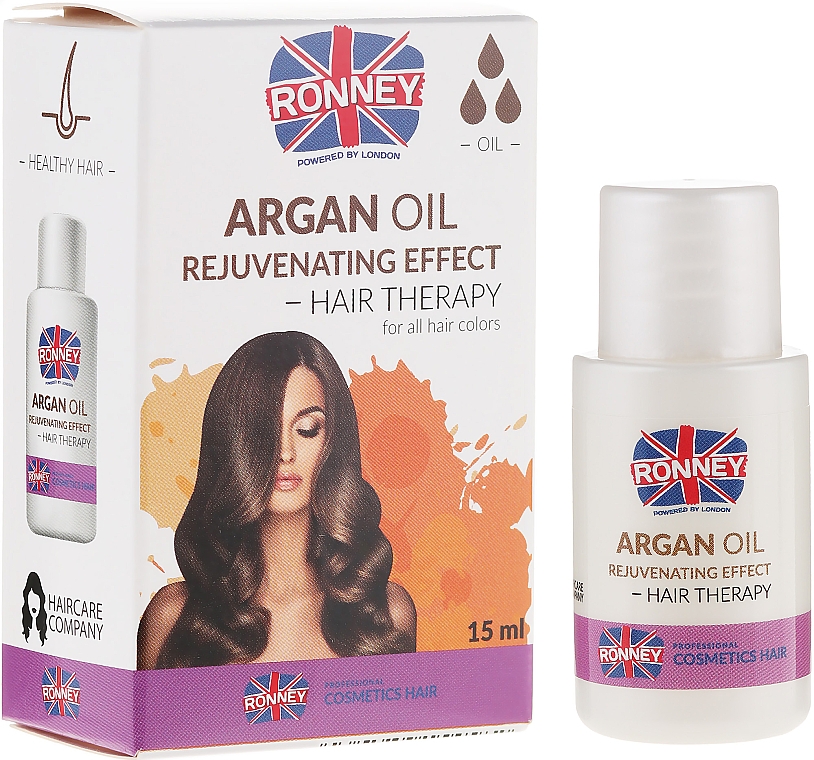 Arganöl für coloriertes Haar mit verjüngender Wirkung - Ronney Argan Oil Rejuvenating Hair Therapy