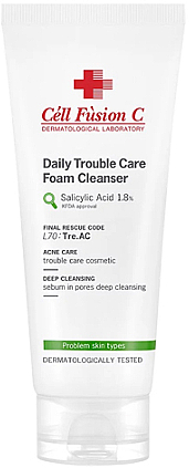 Gesichtsreinigungsschaum für Salicylsäure - Cell Fusion C Daily Trouble Care Foam Cleanser — Bild N1