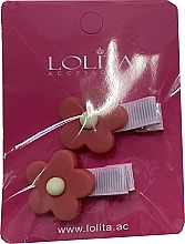 Düfte, Parfümerie und Kosmetik Haarspange mit Blume rot - Lolita Accessories