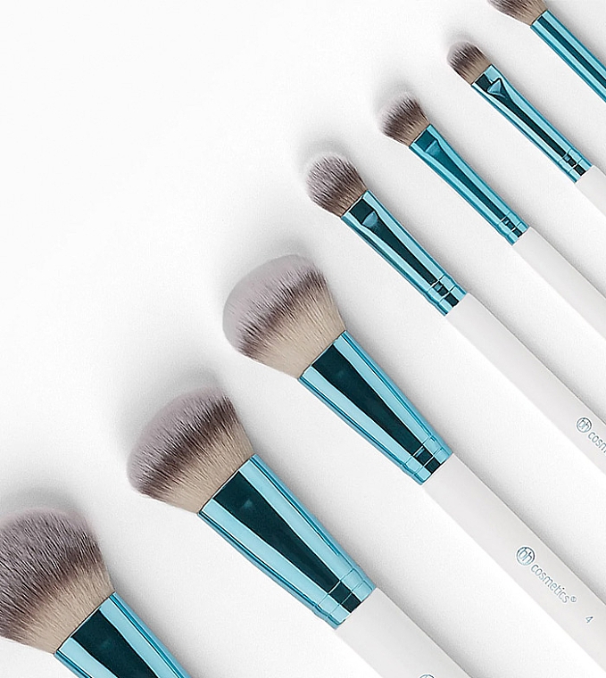 Make-up Pinselset 12-tlg. mit Kosmetiktasche - BH Cosmetics Poolside Chic Set of 12 Brushes + Bag — Bild N4