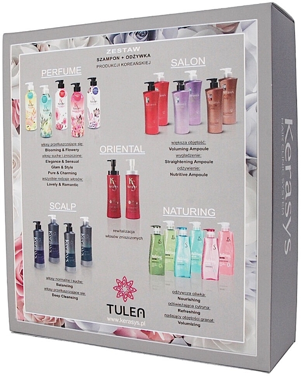 Haarpflegeset - KeraSys Salon Care Nutritive Ampoule (Shampoo 470ml + Haarspülung 470ml) — Bild N4