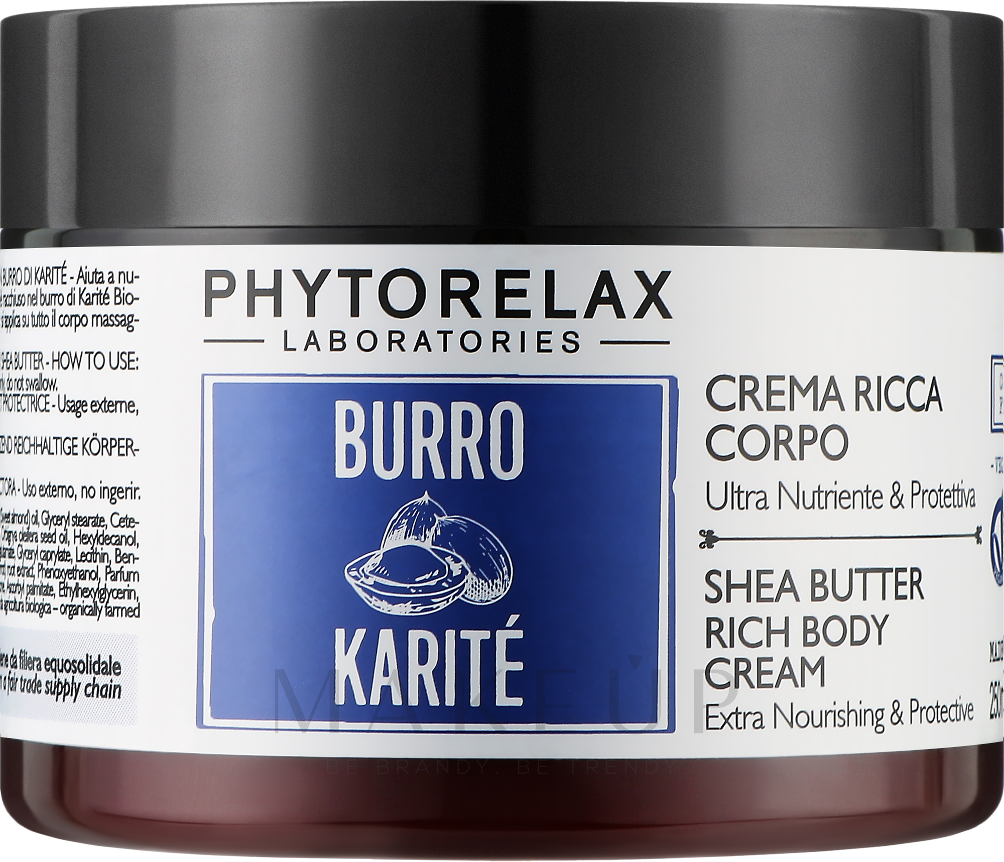 Reichhaltige Körpercreme - Phytorelax Laboratories Shea Butter Rich Body Cream — Bild 250 ml