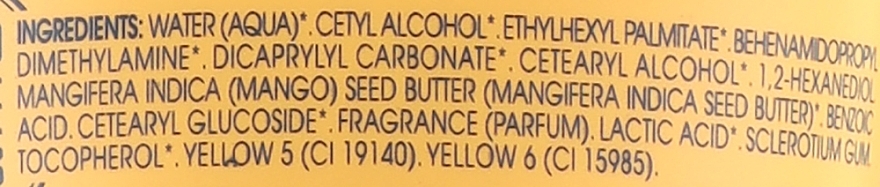 Nährende Haarspülung mit Mangoöl - Klorane Conditioner Balm Mango Butter — Bild N2