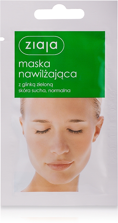 Feuchtigkeitsspendende Gesichtsmaske mit grüner Tonerde - Ziaja Face Mask