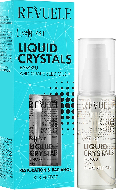 Flüssige Haarkristalle mit Babassu- und Traubenkernöl - Revuele Lively Hair Liquid Crystals With Babassu and Grape Seed Oils — Bild N2
