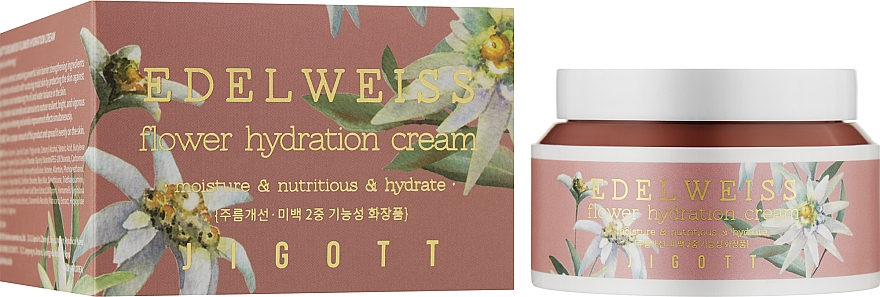 Creme mit Schweizer Edelweiss-Extrakt - Jigott Edelweiss Flower Hydration — Bild N2