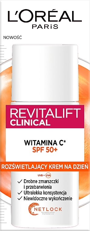 Leuchtende Tagescreme mit SPF 50+ - L'Oreal Paris Revitalift Clinical — Bild N2