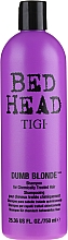 Shampoo für chemisch behandeltes Haar - Tigi Bed Head Dumb Blonde Shampoo — Bild N3