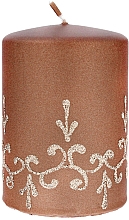 Düfte, Parfümerie und Kosmetik Dekorative Stumpenkerze Tiffany 7x10 cm braun - Artman Tiffany Candle