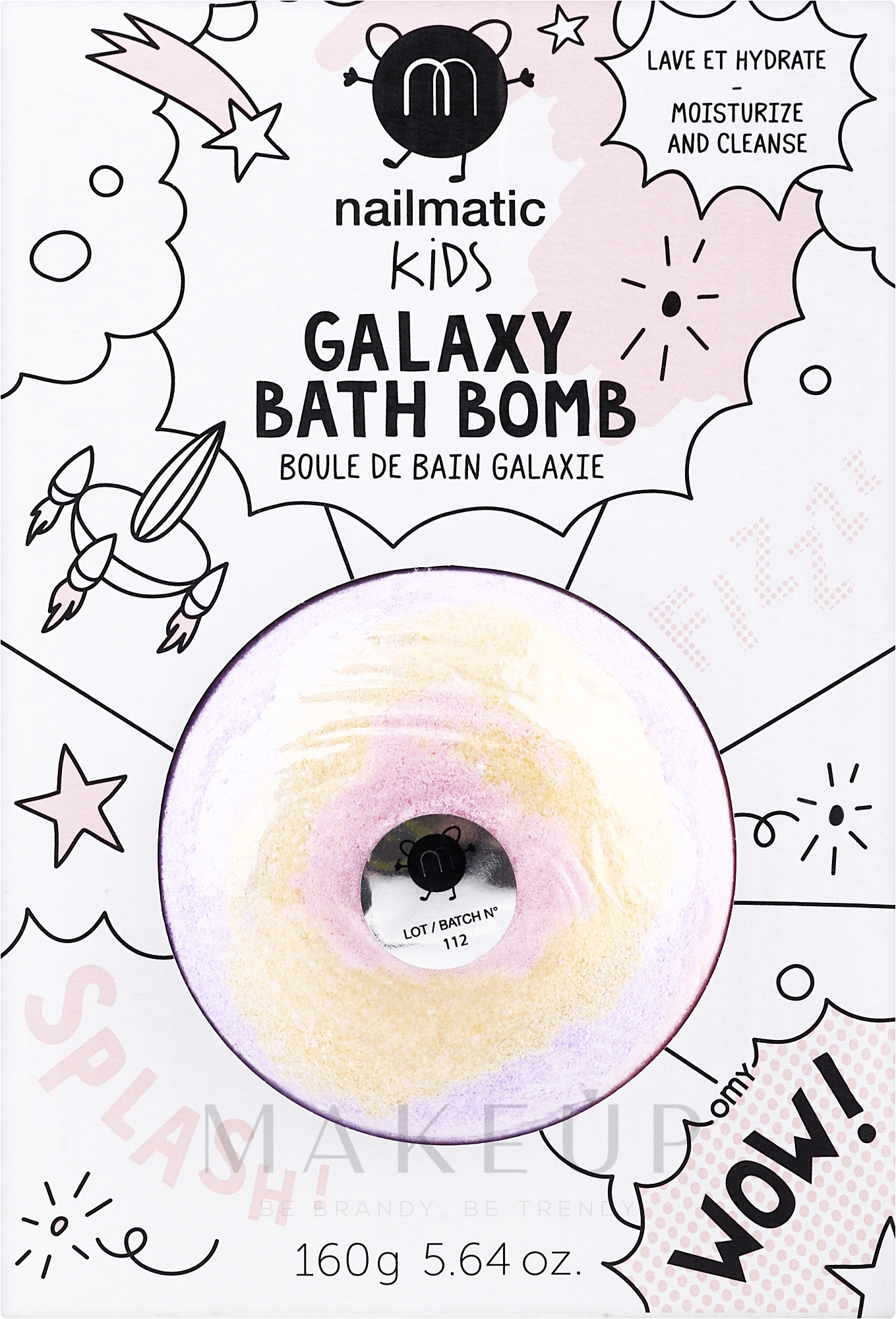 Badebombe - Nailmatic Galaxy Bath Bomb Supernova — Bild 160 g
