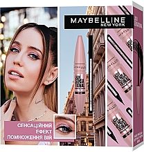 Düfte, Parfümerie und Kosmetik Make-up Set (Mascara 9.5ml + Eyeliner 0.6g) - Maybelline New York Lash Sensational