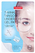 Düfte, Parfümerie und Kosmetik Hydrogel-Augenpads Glitzer - Purederm Twinkle Tango Under Eye Gel Patch "Glitter"