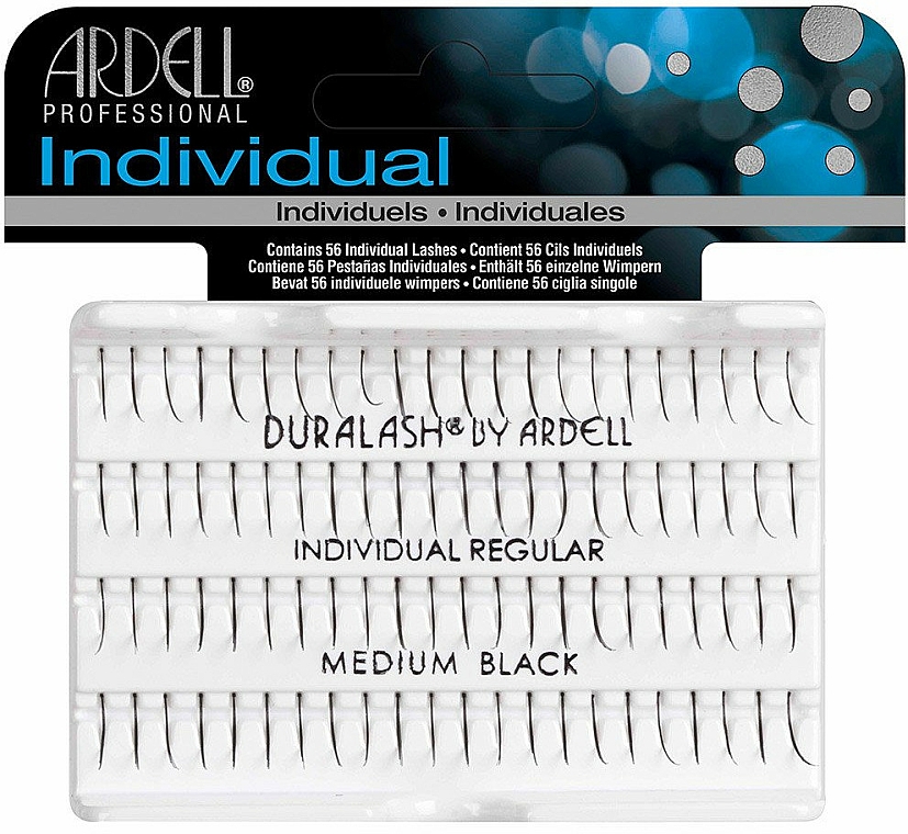 Wimpernbüschel-Set - Ardell Duralash Individual Regular Medium Black Lashes — Bild N1