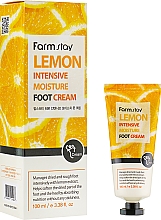 Intensiv feuchtigkeitsspendende Fußcreme mit Zitronenextrakt - FarmStay Lemon Intensive Moisture Foot Cream — Bild N2