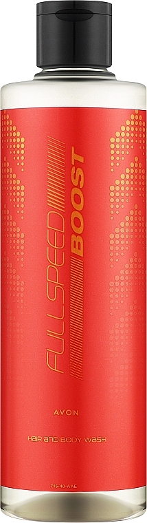 Avon Full Speed Boost - Shampoo-Duschgel — Bild N1