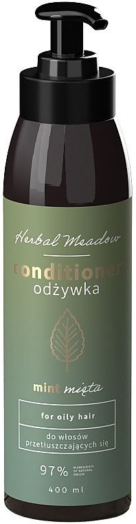 Conditioner für fettiges Haar Minze - HiSkin Herbal Meadow Conditioner Mint  — Bild N1