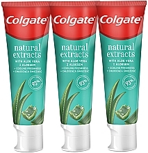 Set - Colgate Natural Extracts (toothpaste/3x75ml) — Bild N1