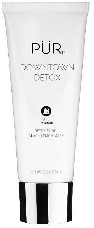 Detox-Maske mit Zitrone und Aktivkohle - PUR Downtown Detox Antioxidant Anti-Pollution Mask — Bild N1