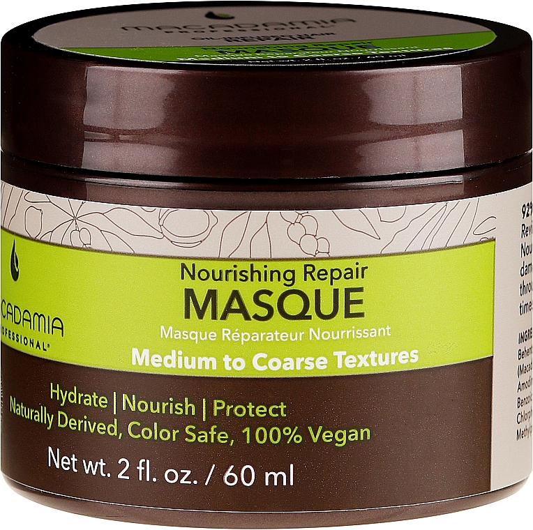 Feuchtigkeitsspendende pflegende Haarmaske mit Macadamiaöl - Macadamia Professional Nourishing Moisture Masque — Bild N1