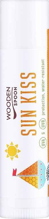 Schützender Lippenbalsam - Wooden Spoon Sun Kiss Lip Balm SPF45 — Bild N1