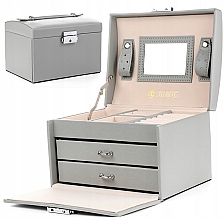 Schmuck- und Uhrenbox PD49SZ grau - Ecarla — Bild N1
