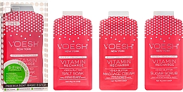 Düfte, Parfümerie und Kosmetik Pediküre-Set mit rosa Grapefruit - Voesh Pedi In A Box 3 In 1 Deluxe Pedicure Vitamin Recharge Pink Grapefruit (35 g)