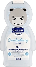3in1 Duschgel für Körper, Gesicht und Haar mit Sahneduft - On Line Le Petit Cream 3 In 1 Hair Body Face Wash — Bild N1