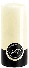 Düfte, Parfümerie und Kosmetik Kerze Zylinder Durchmesser 7 cm Höhe 15 cm - Bougies La Francaise Cylindre Candle Ivory