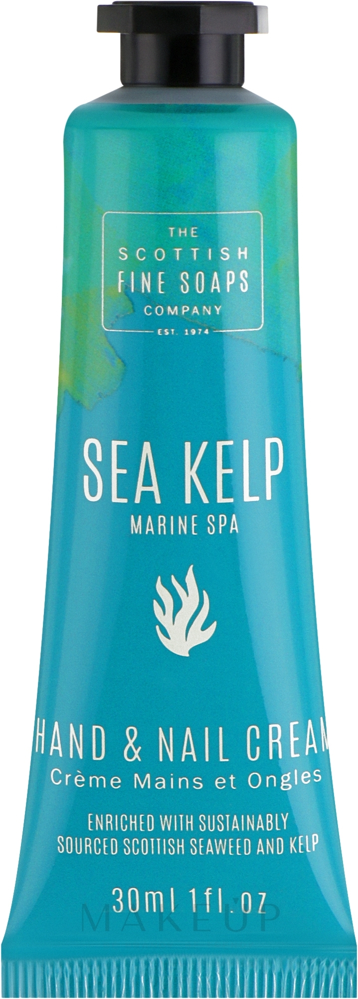 Weichmachende Hand- und Nagelcreme - Scottish Fine Soaps Sea Kelp Hand & Nail Cream — Bild 30 ml