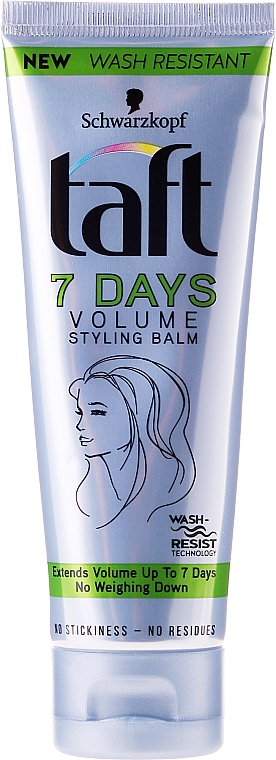 Haarstyling Balsam für mehr Volumen - Schwarzkopf Taft 7 Days Volume Styling Balm