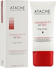 Aufhellende Depigmentierungscreme für das Gesicht - Atache Despigment P3 Day Cream SPF 50+ — Bild N2