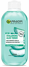 Düfte, Parfümerie und Kosmetik Erfrischendes und feuchtigkeitsspendendes Gesichtstonikum mit Aloe und Hyaluronsäure - Garnier Skin Naturals Hyaluronic Aloe Toner