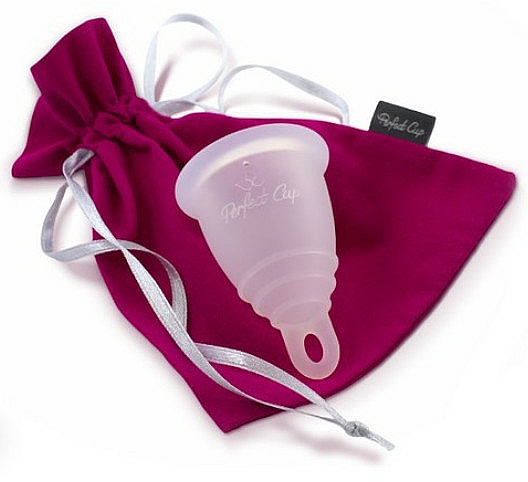 Menstruationstasse ohne Kartonverpackung transparent Größe S - Perfect Cup Zero Waste — Bild N1