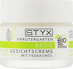 Klärende Gesichtscreme für unreine fettige und Mischhaut mit Teebaumöl - STYX Basic Face Cream with Tea Tree Oil — Bild N1