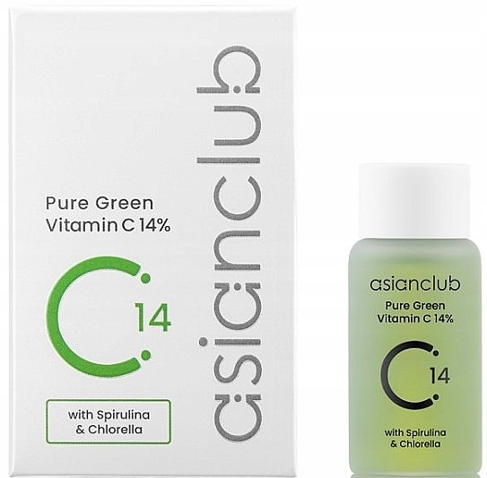 GESCHENK! Gesichtsserum mit Vitamin C - Asianclub Pure Green Vitamin C 14% — Bild N1