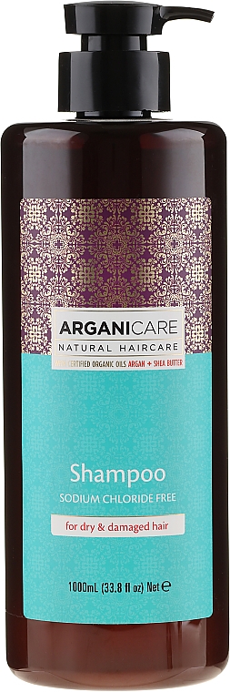 Shampoo mit Sheabutter und Arganöl für trockenes und strapaziertes Haar - Arganicare Shea Butter Shampoo For Dry Damaged Hair — Foto N2