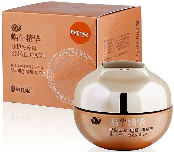 Liftingcreme für das Gesicht mit Schneckenextrakt - Belov Snail Care Cream Han Jia Ne — Bild N2
