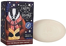 Seife Dachs - The English Soap Company Christmas Badger Mini Soap — Bild N1