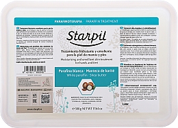 Düfte, Parfümerie und Kosmetik Weißes Paraffin für die Körperpflege mit Sheabutter - Starpil Wax