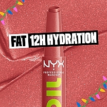 NYX Professional Makeup Fat Oil Slick Click Shiny Lip Balm Trio (3 x Lippenbalsam/2g) - Lippen-Make-up-Set  — Bild N12