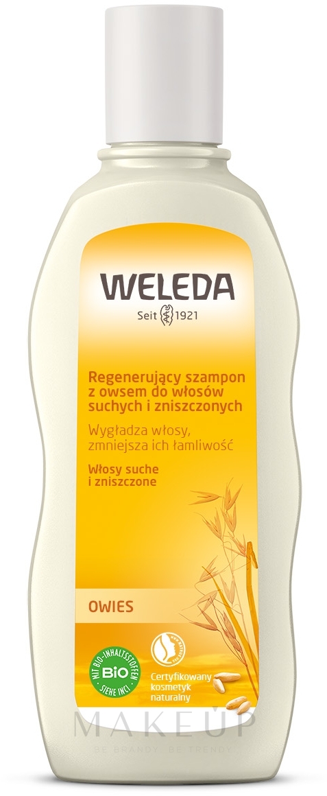 Hafer Aufbau-Shampoo für trockenes und strapaziertes Haar - Weleda Hafer Aufbau-Shampoo — Foto 190 ml
