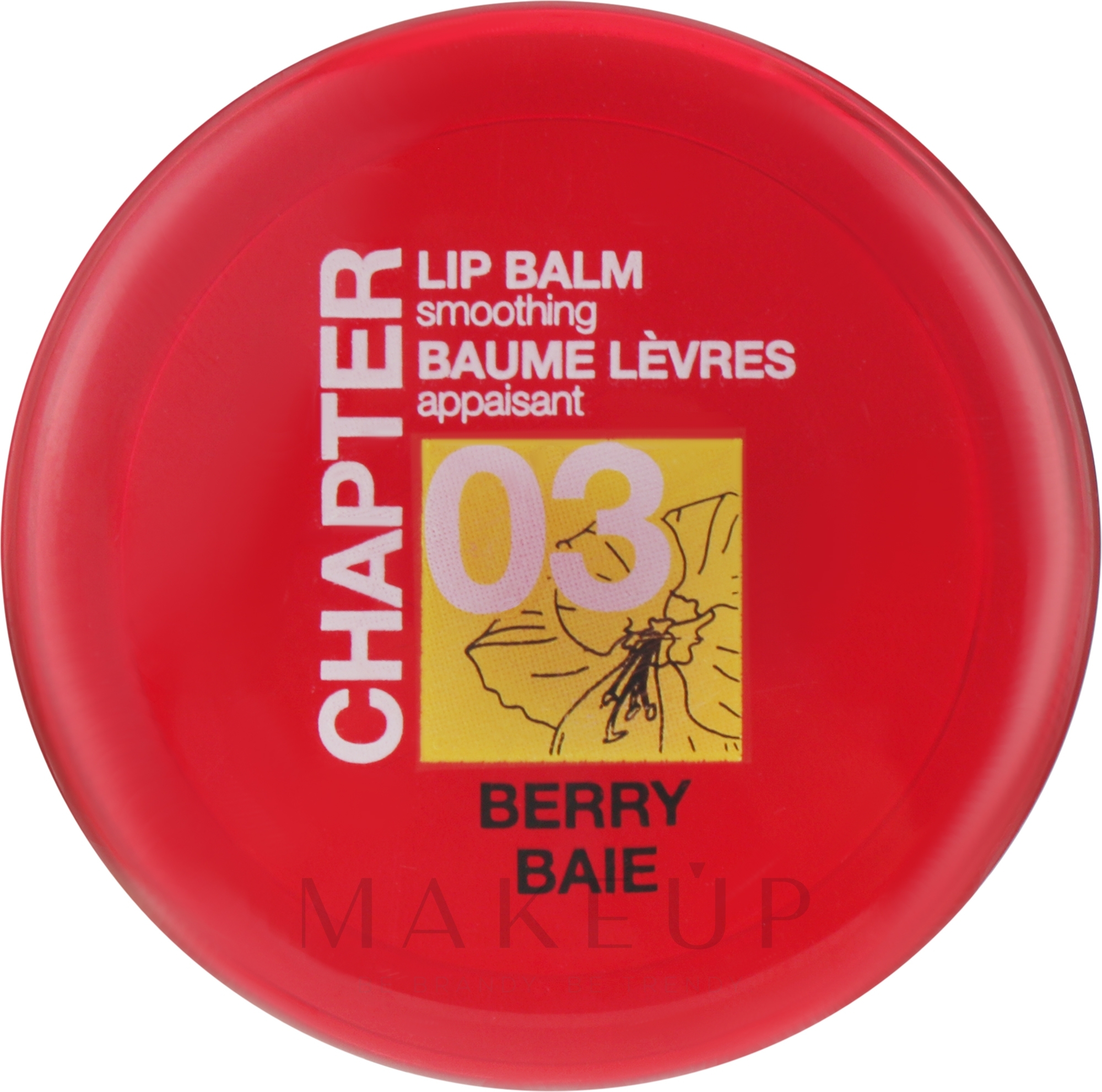 Lippenbalsam mit Himbeer- und Amaryllis-Aroma - Mades Cosmetics Chapter 03 Berry Baie Lip Balm — Bild 15 ml