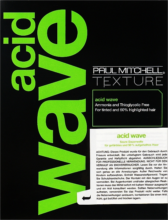 Well-Lotion - Paul Mitchell Texture Acidi Wave Perm